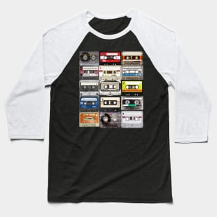 Retro Cassette Tapes Shirt Baseball T-Shirt